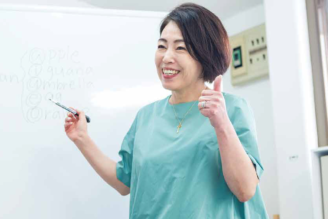 娘たちへのサポートの経験が生きたレッスン
