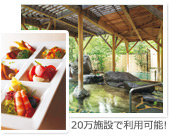20万施設で利用可能